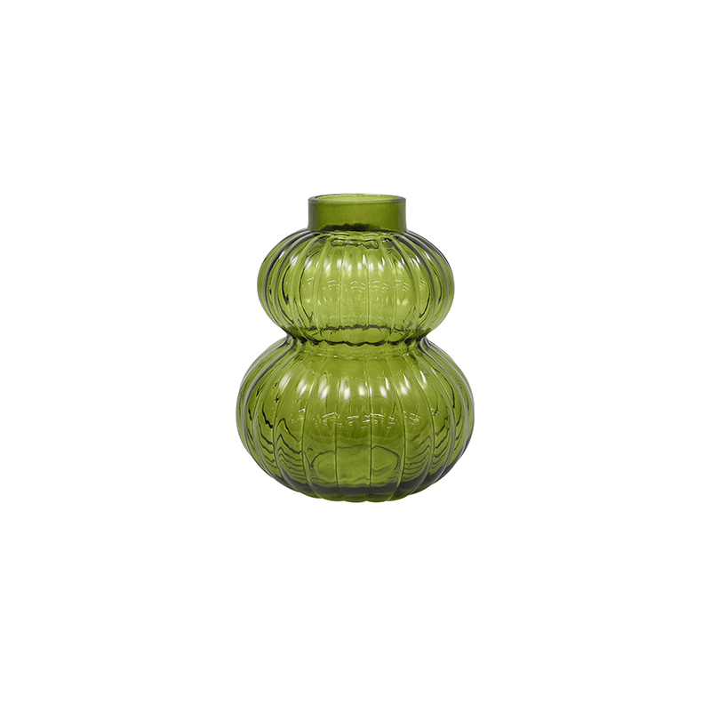 Gourd-painted Glass Vase YD-TDH-057