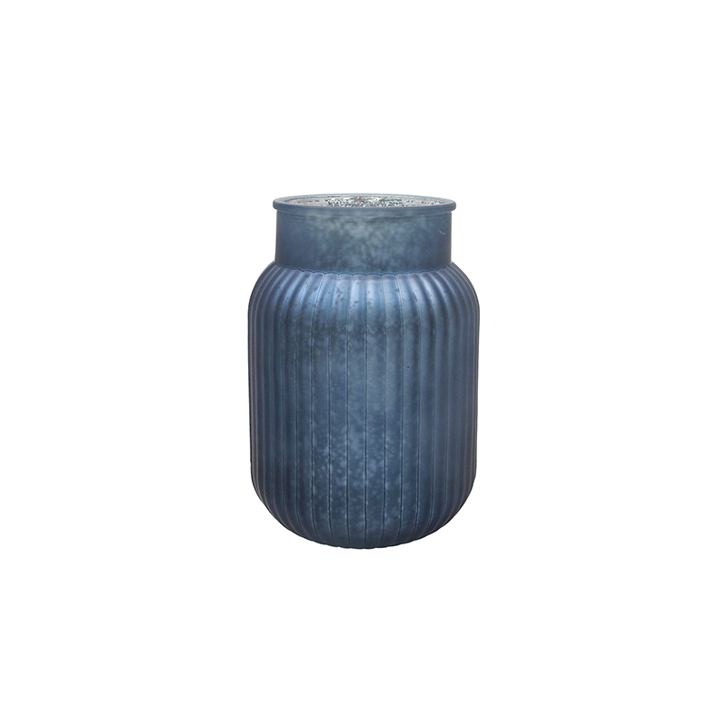 Frosted Broken Silver Glass Vase YD-TDH-072