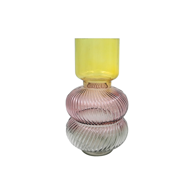 Two-color Spray-painted Glass Vase YD-TDH-068