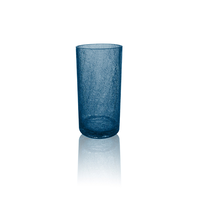 Fractured Pattern Spray-painted Glass Vase YD-OBS-053