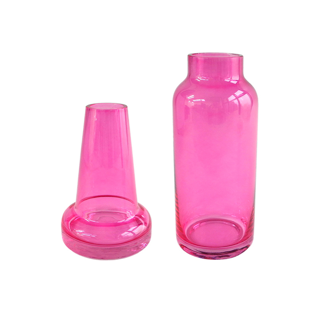 Valentine's Day Rose Red Glass Vase YD-VL-032