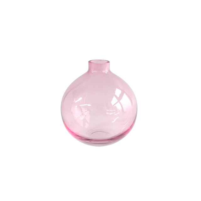 Pink Ball Glass Vase YD-VL-026