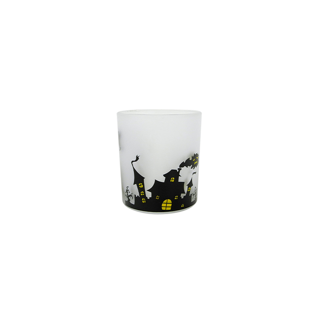Halloween Pattern White Frosted Wax Cup YD-HAL-077