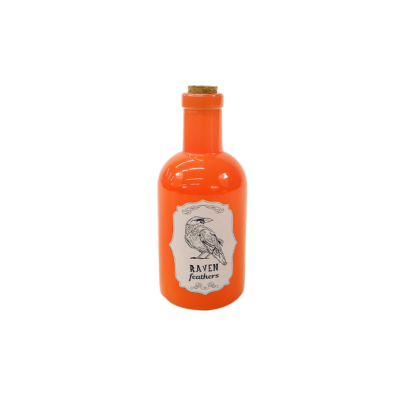 Halloween Pattern Colored Glass Bottle YD-HAL-074