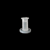 White Cylindrical Glass Candle Holder YD-ND-249