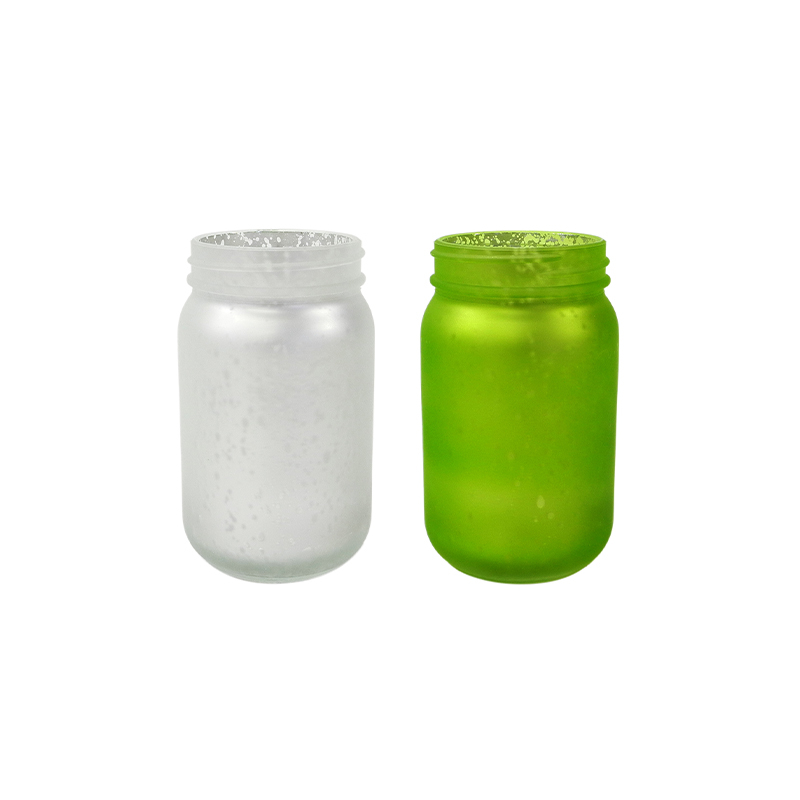 Halloween Electroplated Corroded Glass Bottle YD-HAL-066