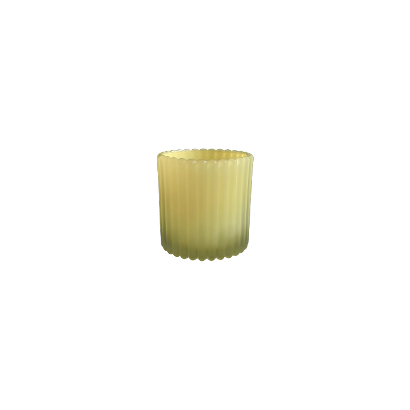 Striped Frosted Glass Wax Bottle YD-EAS-065