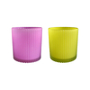 Striped Frosted Glass Wax Bottle YD-EAS-065