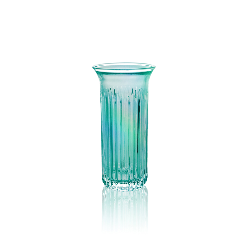 Multicolored Plated Glass Vase YD-OBS-101