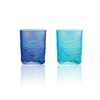 Water Ripple Multicolored Plated Glass Vase YD-OBS-099
