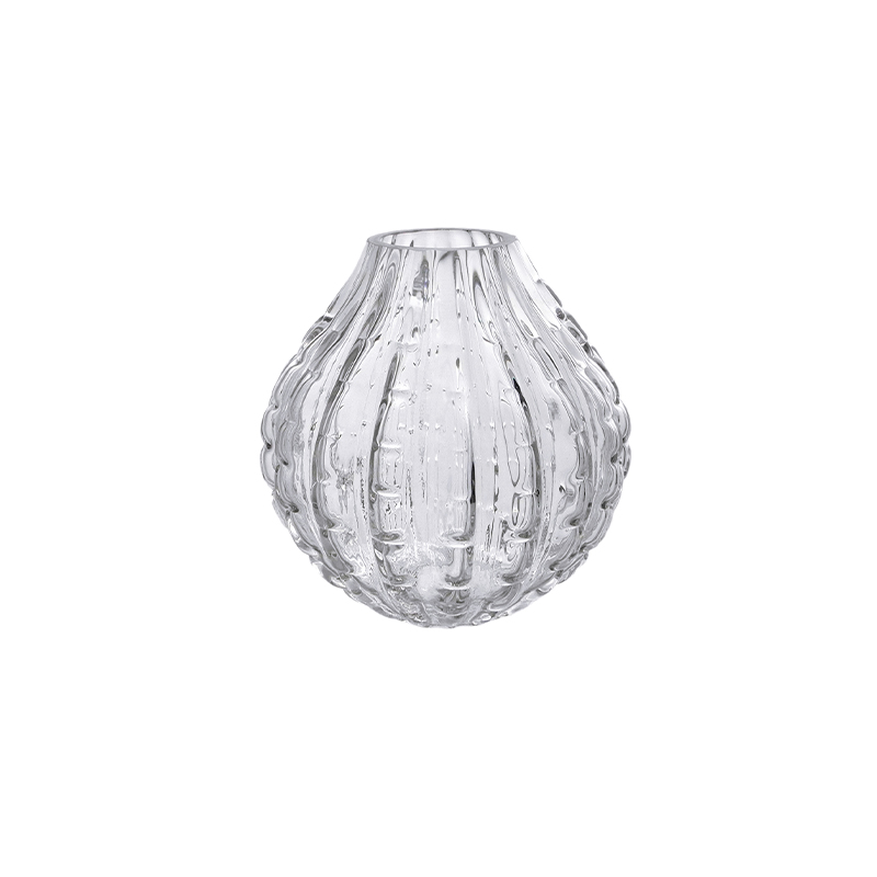 Bottom Striped Glass Vase YD-CGV-062