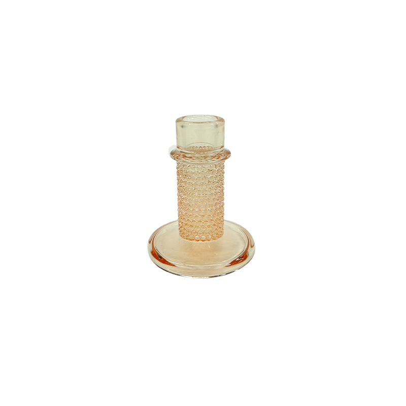 Straight Glass Candle Holder YD-HDWC-181
