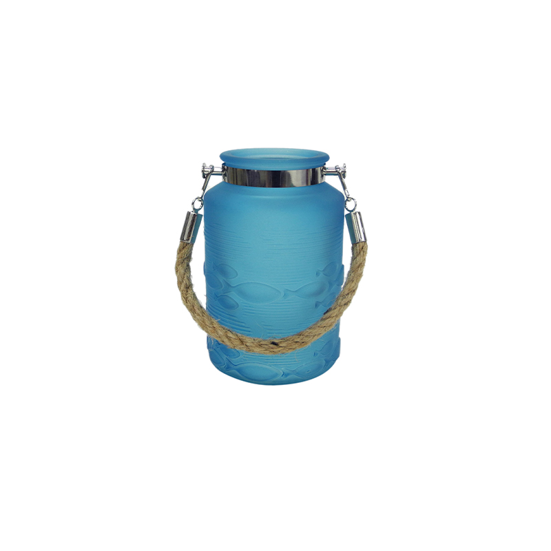 Ocean Series Glass Vase With Handle YD-OBS-145