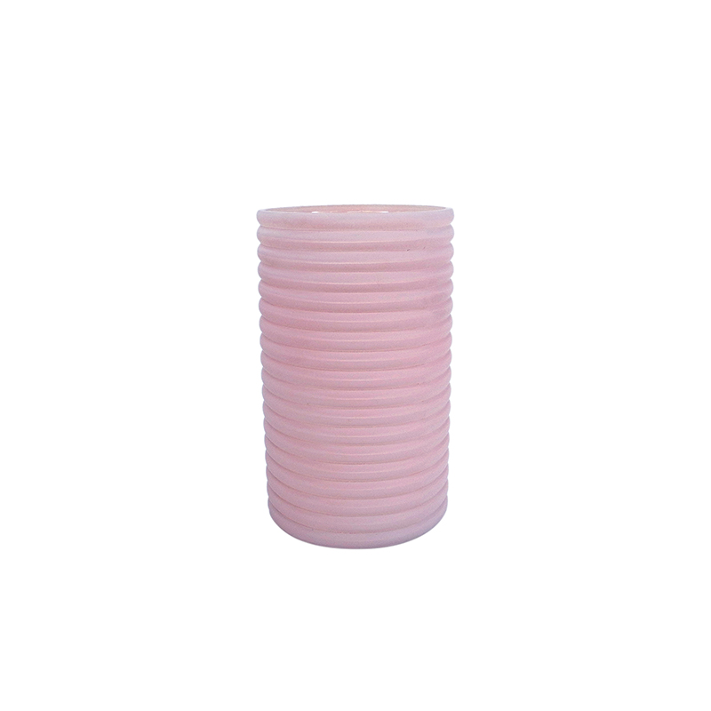 Straight Frosted Glass Vase YD-ND-260