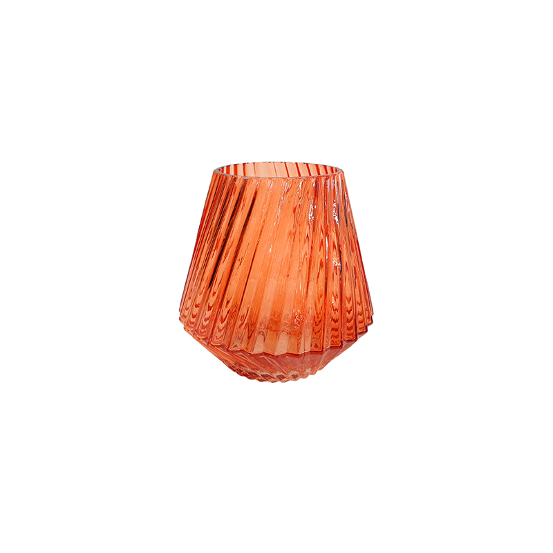 Twill Relief Glass Vase YD-SS-106