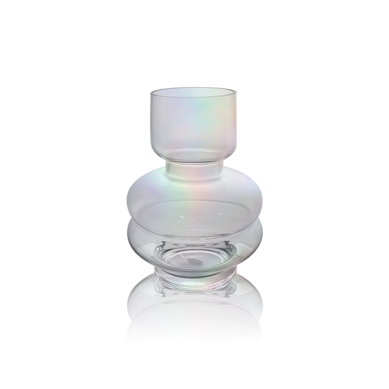 Special-shaped Multicolored Plated Vase YD-OBS-110