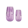 Purple Striped Spray Glass Vase YD-ND-417