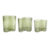 Curved Spray Colored Glass Vase YD-ND-422