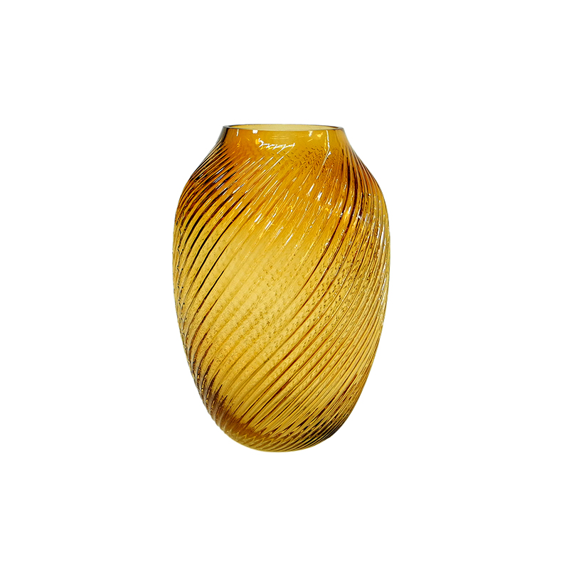 Brown Twill Spray Glass Vase YD-ND-423