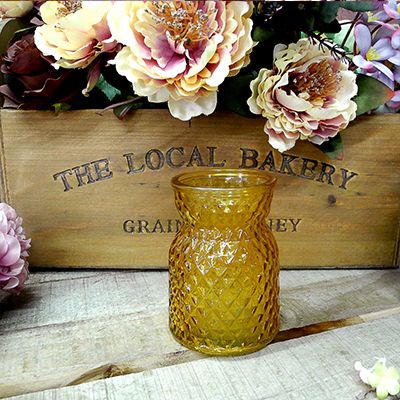 Brown Vintage Glass Vase YD-TDH-021
