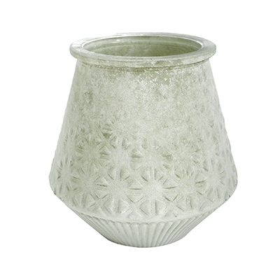 Milky Vintage Glass Vases Wax Bottle YD-TDH-046