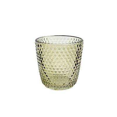 Yorklsun Glassware Brown Candle Holder & Wax Bottle YD-HDWC-051