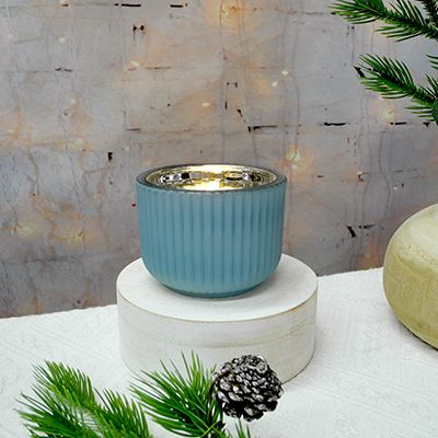Blue Candle Holder & Wax Bottle YD-HDWC-103