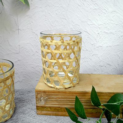 Bamboo Glass Vases YD-ACC-041