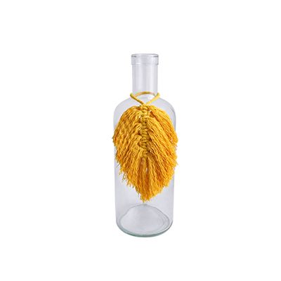 Cotton Thread Leaves Glass Vases YD-ACC-021