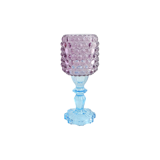 Blue Purple Pillar Candle Holder YD-HDWC-221