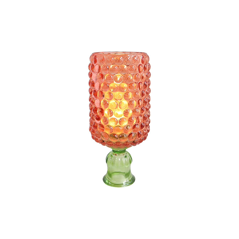 Round Embossed Modern Candle Holder YD-HDWC-216