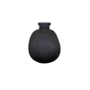 Blue-black Frosted Glass Vase YD-TDH-171