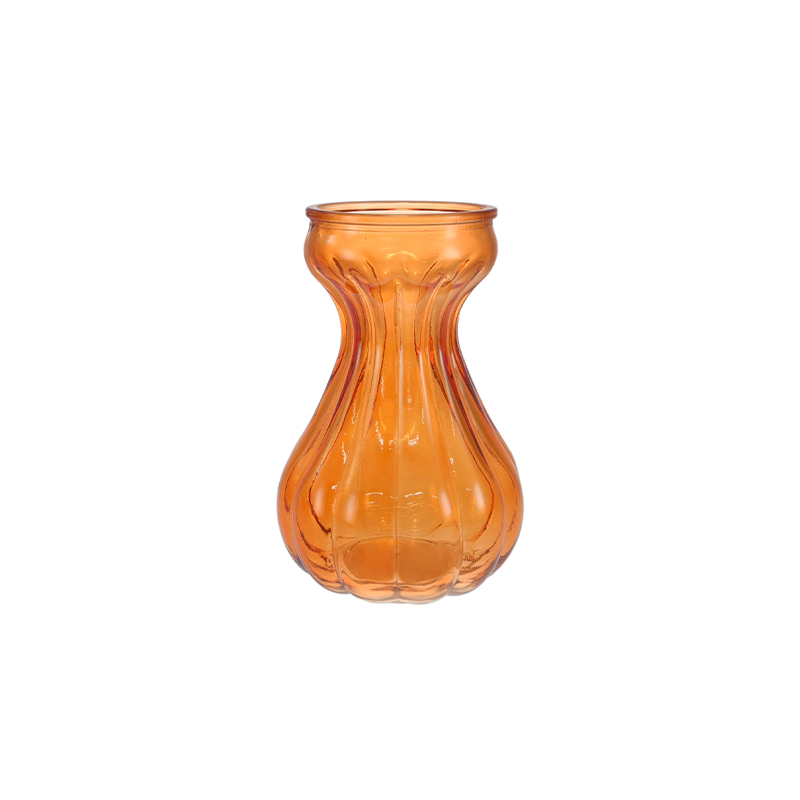 Spring Striped Colored Glass Vase YD-SS-147