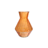 Striped Diamond-shaped Spray-painted Glass Vase YD-SS-154