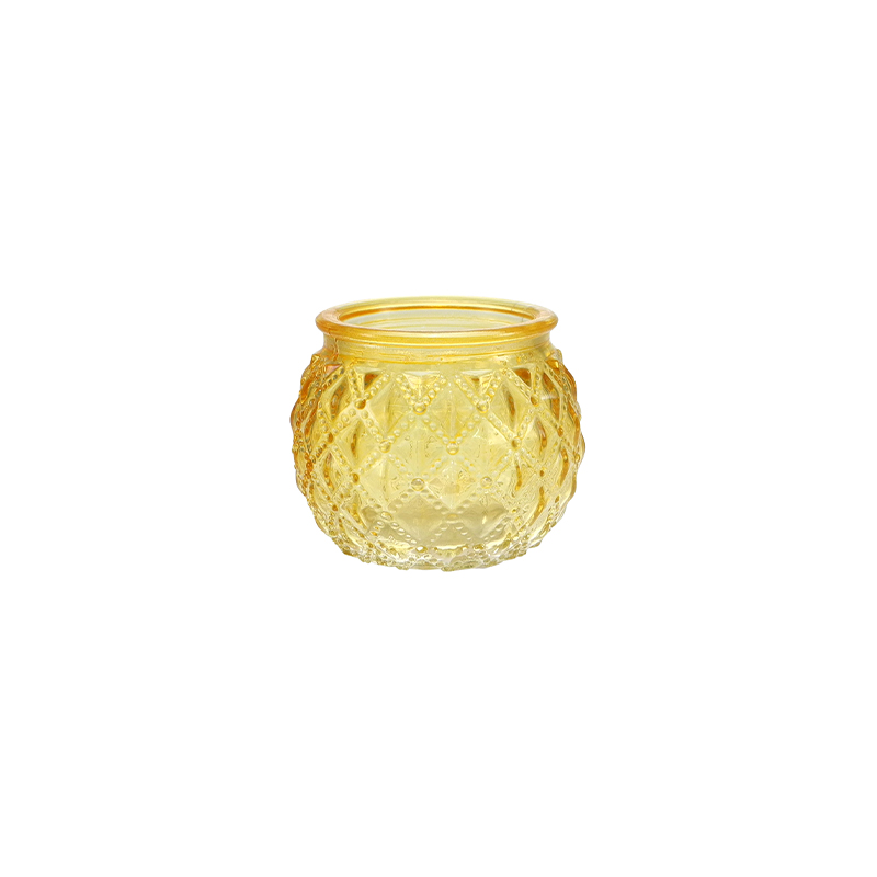 Texture Round Ball Colored Candle Holder YD-SS-133