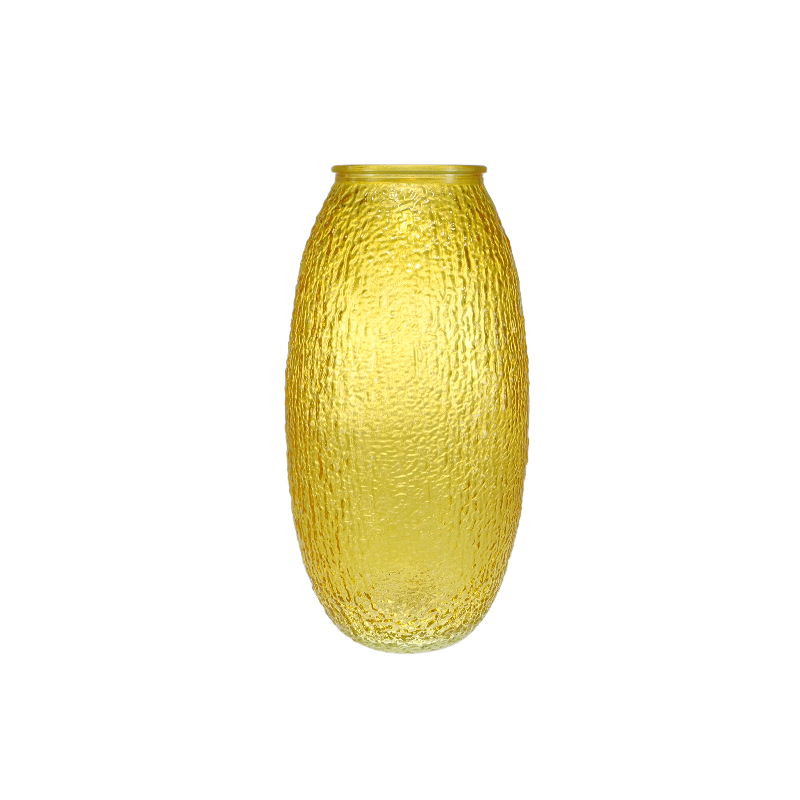 Oval Colored Glass Vase YD-SS-141