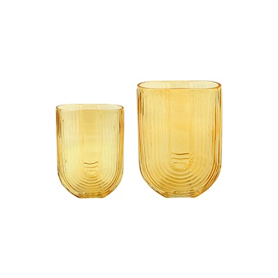 Light color with pattern Glass Vases YD-ND-158
