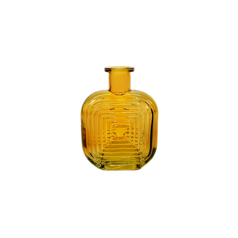 Color Spray Bud Vase With Zigzag Pattern YD-ND-356