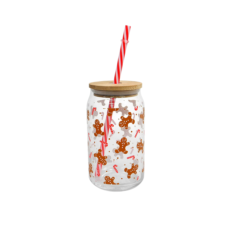 Christmas Sticker Pattern Straw Cup YD-CX-100