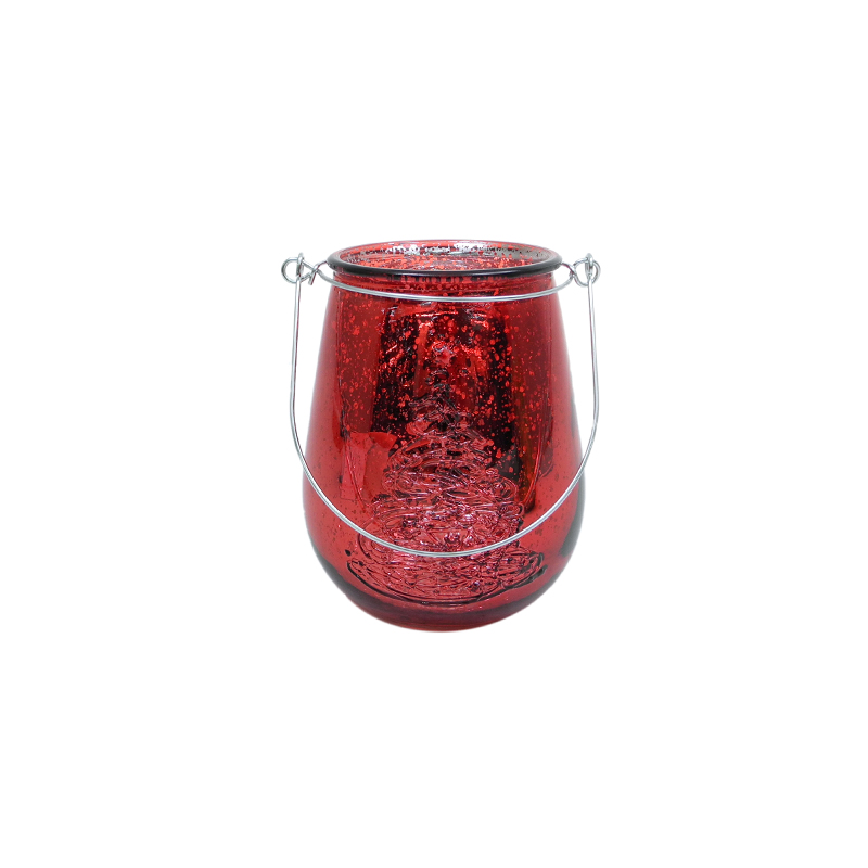 Christmas Electroplated Handle Candle Holder YD-CX-099
