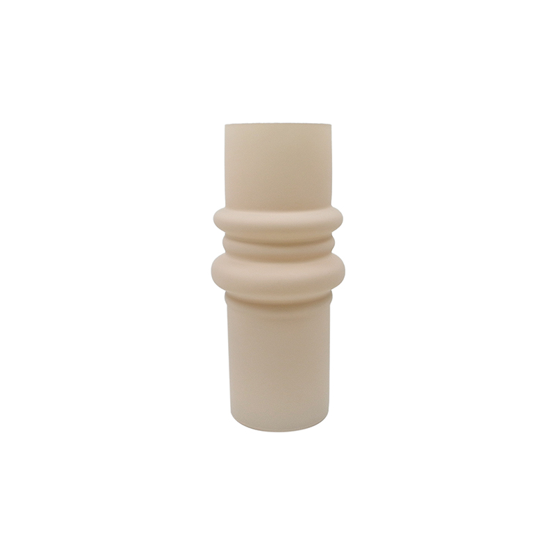 Frosted And Painted Glass Vase YD-ND-464