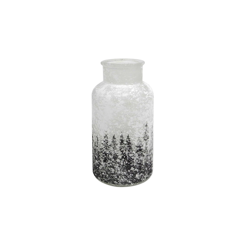 Christmas Tree Patterned Glass Decoration YD-CX-103