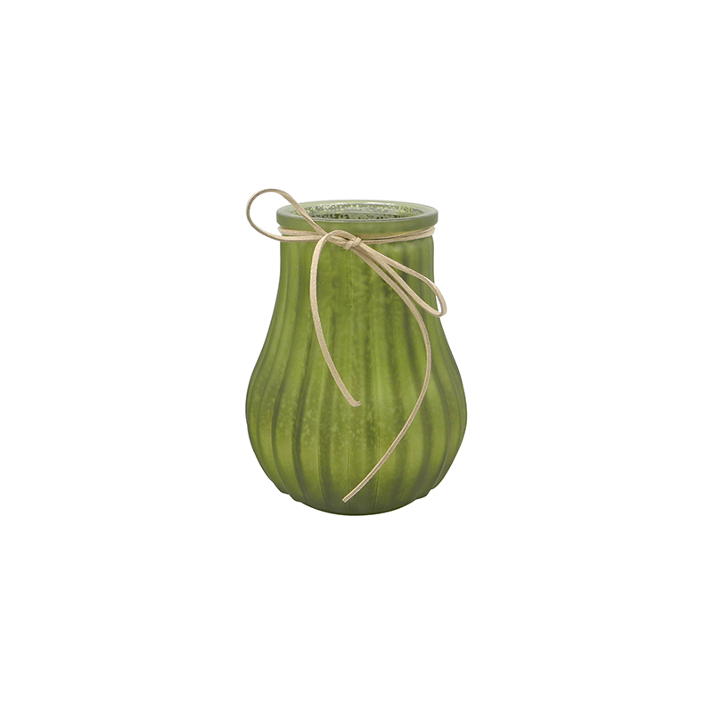 Autumn Striped Glass Vase YD-TDH-077