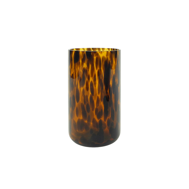 Glass Candle Holder with Diffused Colorant YD-ND-484