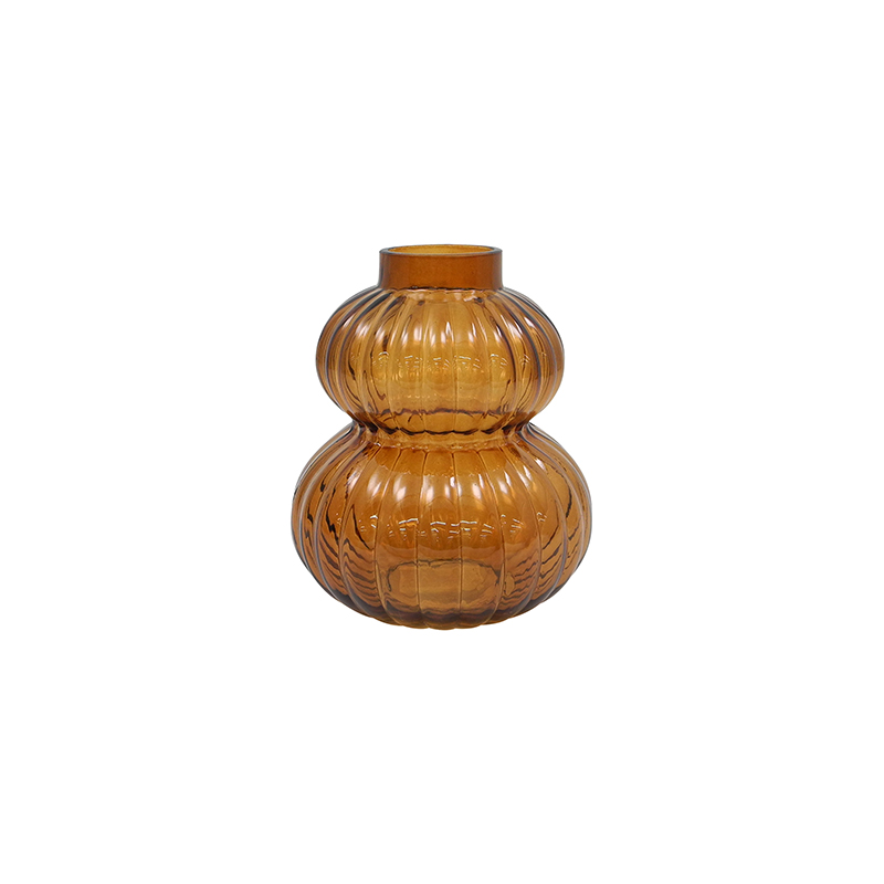 Gourd-painted Glass Vase YD-TDH-057