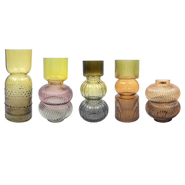 Two-color Spray-painted Glass Vase YD-TDH-068
