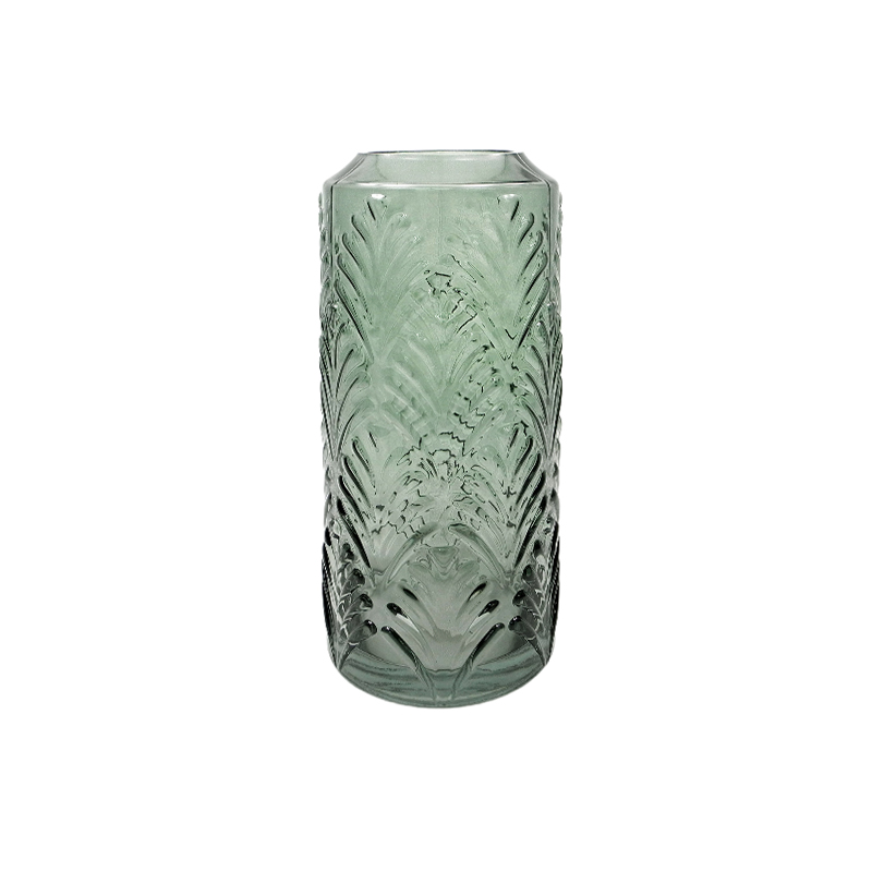 Green Spray-colored Glass Vase YD-TDH-087