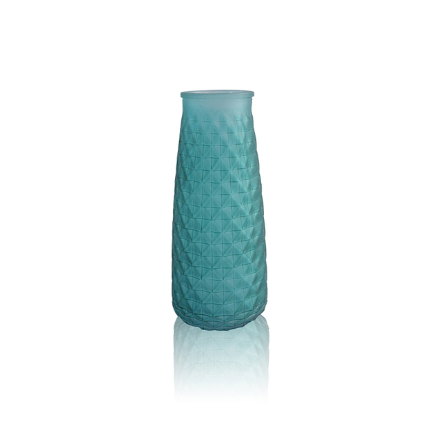 Conical Frosted Glass Vase YD-OBS-071