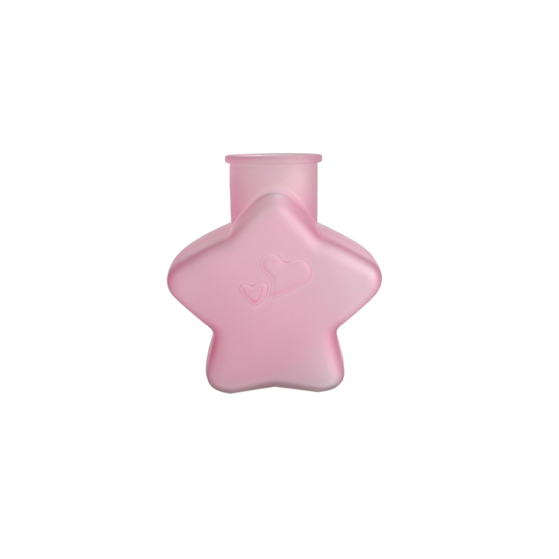 Star Frosted Glass Vase YD-VL-044