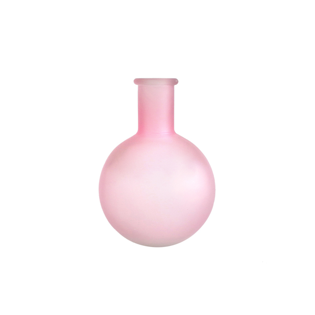 Pink Ball Frosted Glass Vase YD-VL-049
